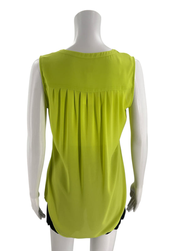 Chico Lime Green Pre-Owned Ladies Top - Size Small - Margaret’s Fine Consignment