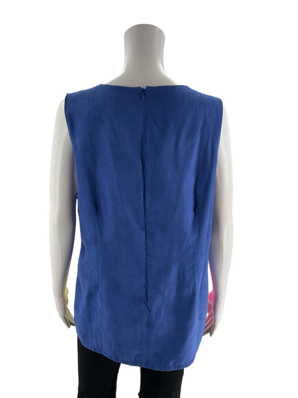 Julie Brown White/Pink/Yellow/Blue Colorblock Pre-Owned Ladies Top - Size 14