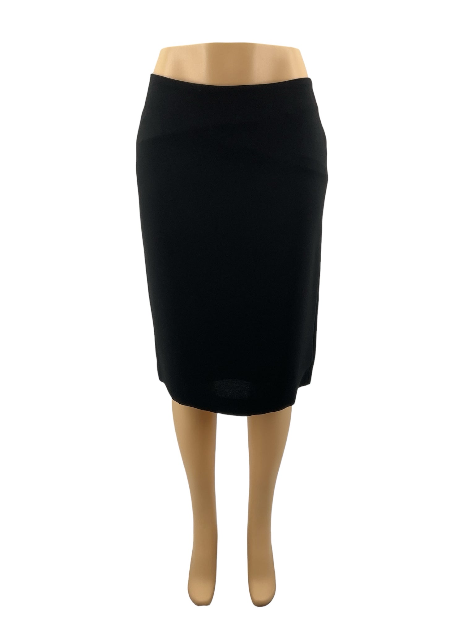 Talbots Classic Black Lined Pencil Skirt Size 6