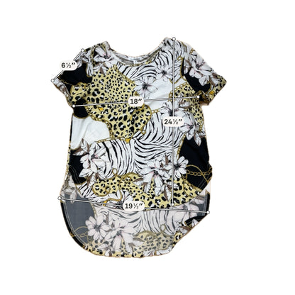 Roommates Mixed Animal &amp;amp; Floral Print Top | Size Medium
