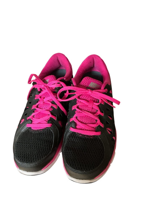 Nike Dual Fusion Womens Running Shoes Size 10 Black Pink Athletic Sneakers