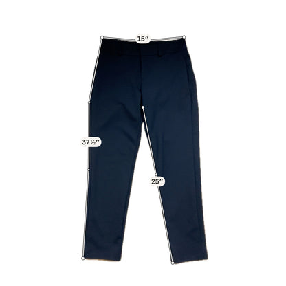 MICHAEL MICHAEL KORS Black Ponte Knit Slim Ankle Pants Size 8 - ONLINE ONLY