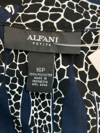 Alfani Petite Giraffe Print Sleeveless Shirtdress Size 16P
