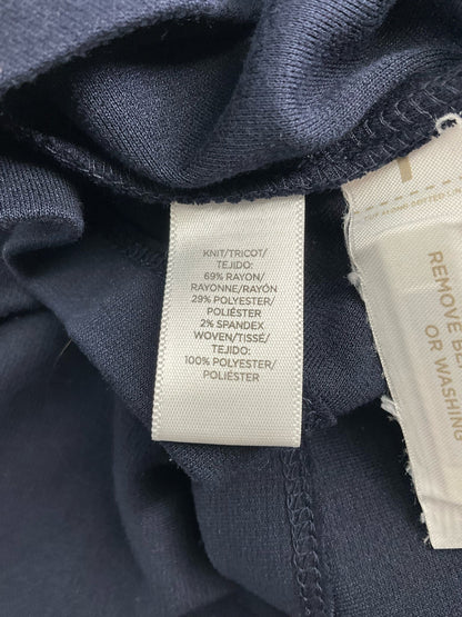 Loft Navy Solid Pre-Owned Ladies Dress - Size Medium Petite