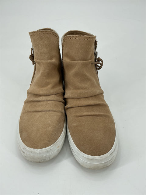 Sperry Tan Suede Boots Size 8.5 - front view