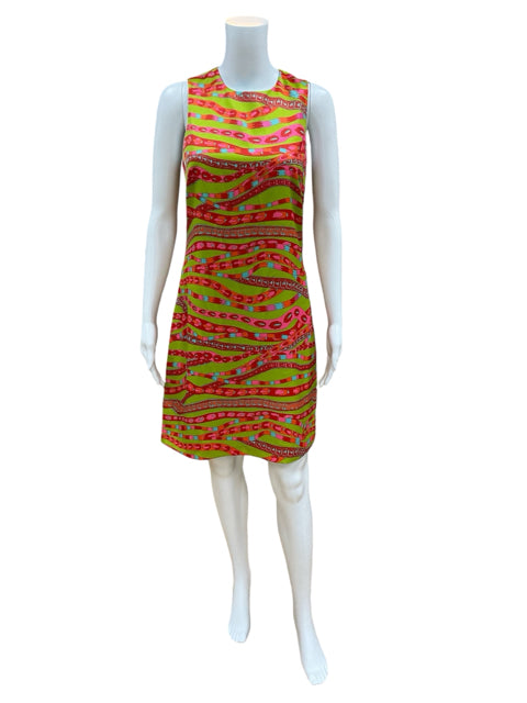 julie brown Size 2 Green/red Print Dress