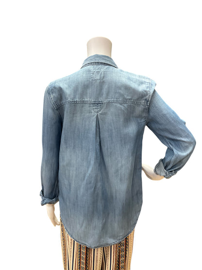 American Eagle Chambray Top Size Small - rear view