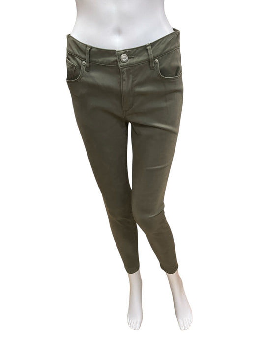 Loft Size 8 Olive Solid Pants Upstairs