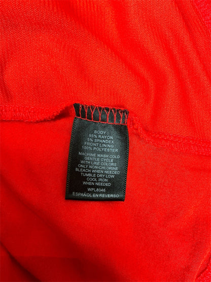 INC Red Casual Top Size Large - information