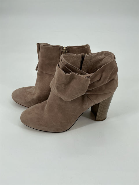 Louise et Cie Tan Suede Booties Size 8.5