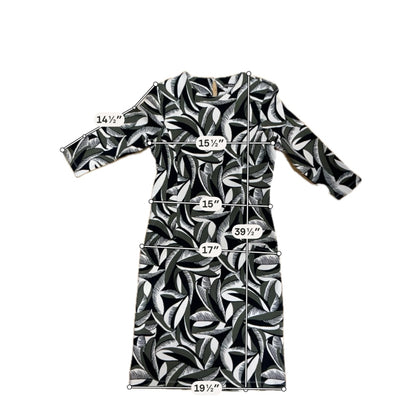 j mclaughlin Size S Tan/olive Leaves Pre-Owned Ladies Dress