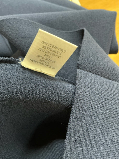 Milly Navy Solid Pre-Owned Ladies Dress - Size Small - Margaret’s Fine Consignment