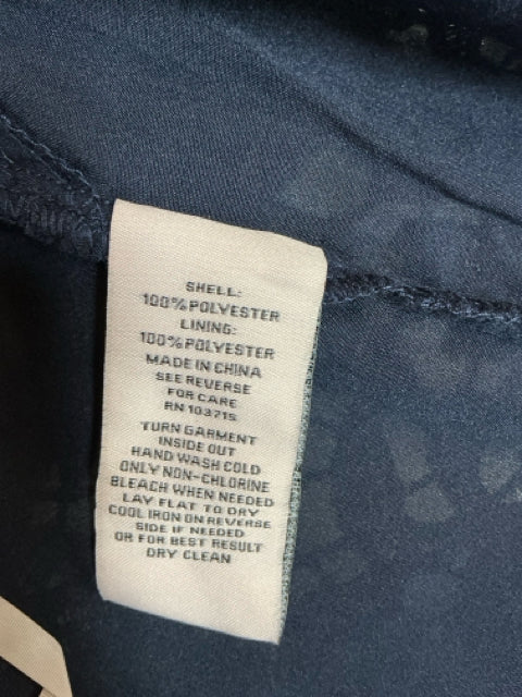 Nanette Lepore Navy Crochet Pre-Owned Ladies Top - Size XL - Margaret’s Fine Consignment