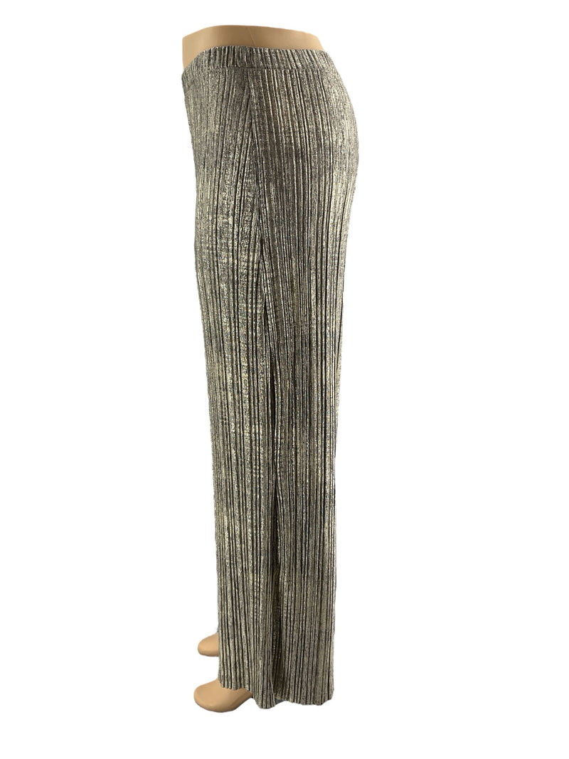 Elevenses Gold Sparkle Pre-Owned Ladies Pants - Size Large