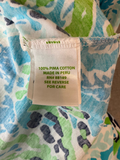 Lilly Pulitzer Green/blue A-Line Marlowe Dress Let&