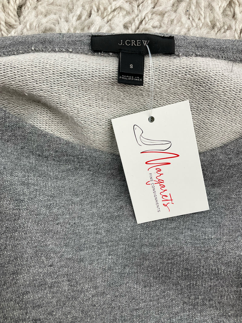 J Crew Gray/Black Heathered Pre-Owned Ladies Top - Size Small