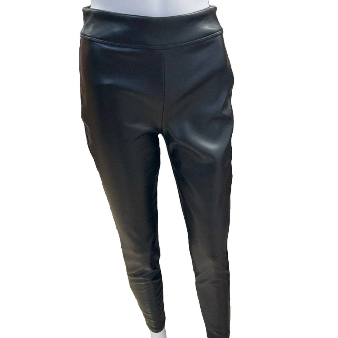 SO Black Faux Leather Pre-Owned Ladies Pants - Size Small - Margaret’s Fine Consignment