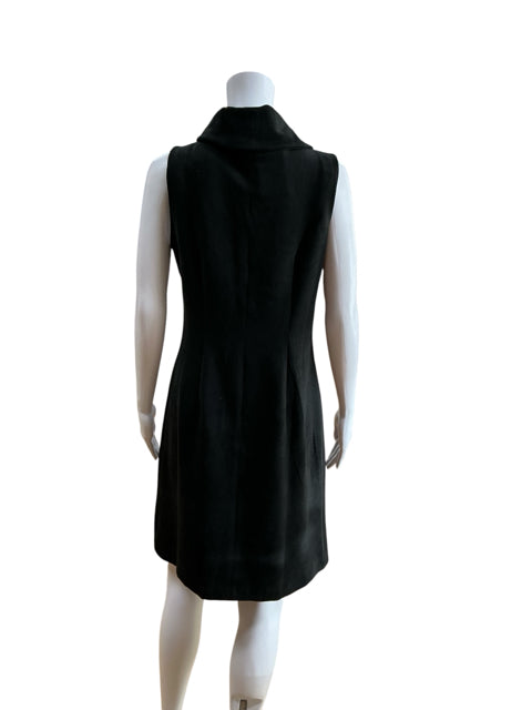 J. McLaughlin Cowl Neck Sleeveless Little Black Dress Size Medium