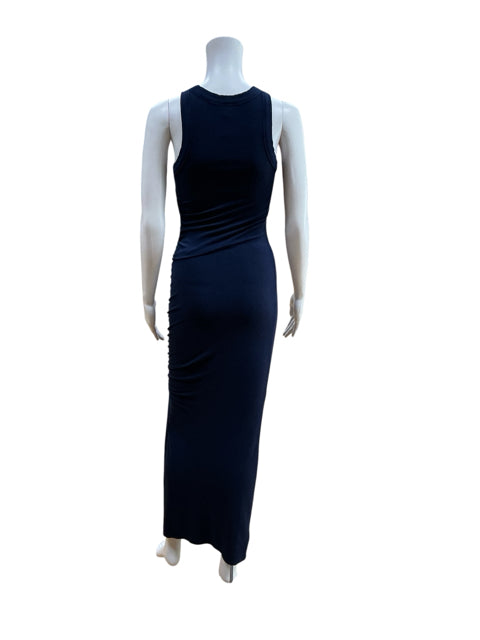 LOFT Beaches Navy Ribbed Knit Sleeveless Maxi Dress | Size Small - ONLINE ONLY