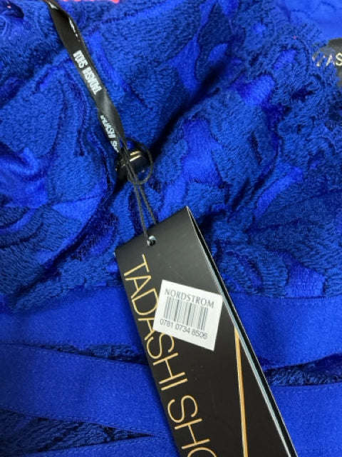 Tadashi Shoji Size 12 Blue Lace Pre-Owned Ladies New With Tags