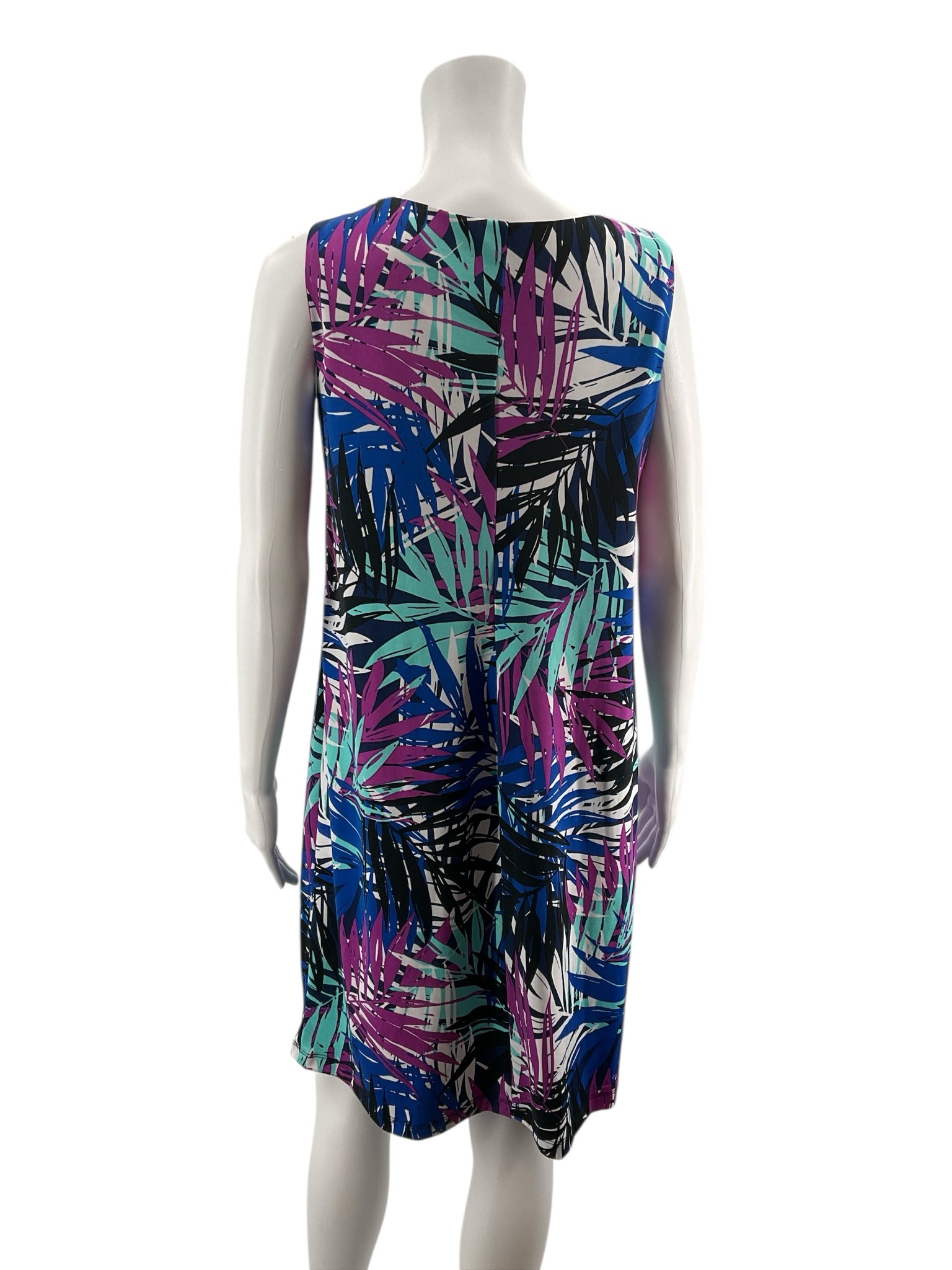 RN Studio by Ronni Nicole Palm Leaf Print Stretch Dress Size 4 - ONLINE ONLY