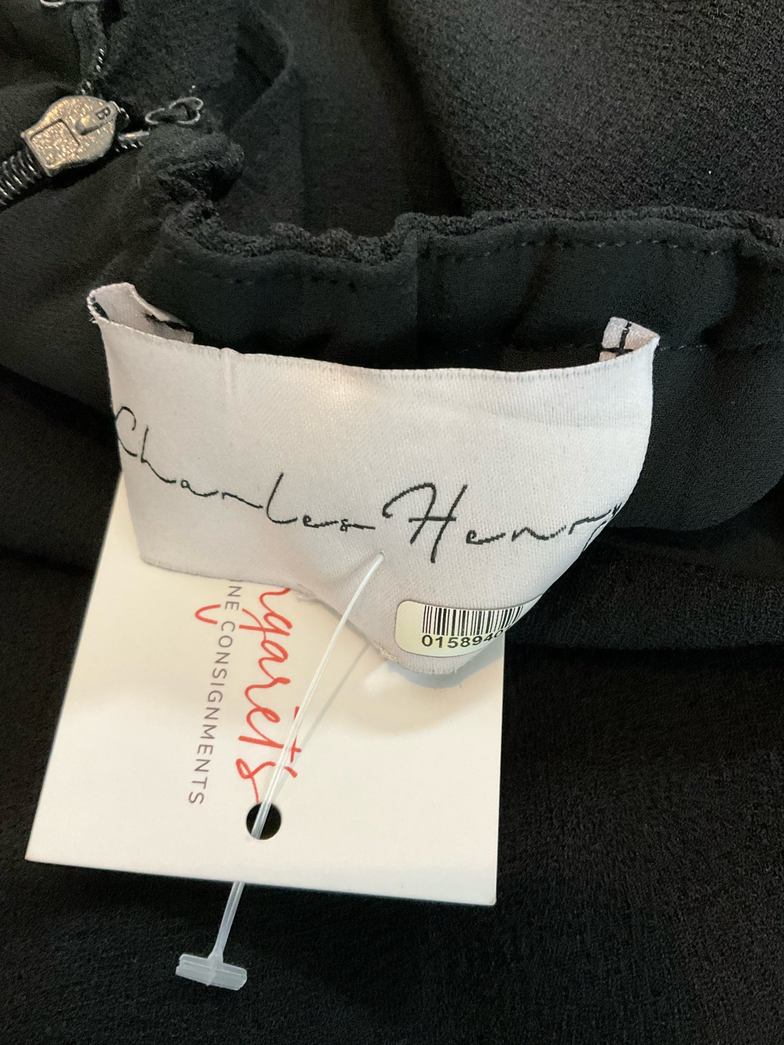 Charles Henry Black Off-The-Shoulder Ruffle Sheath Dress Size XSP