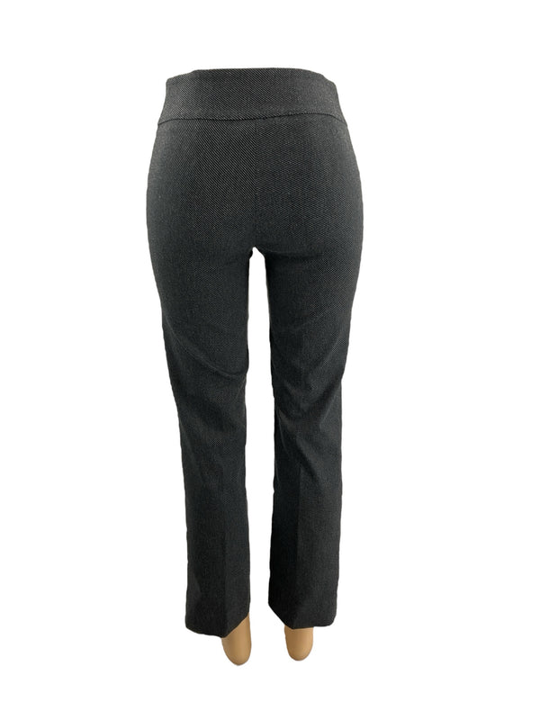 Lisette Black/Gray Stripe Pre-Owned Ladies Pants - Size 6 - Margaret’s Fine Consignment