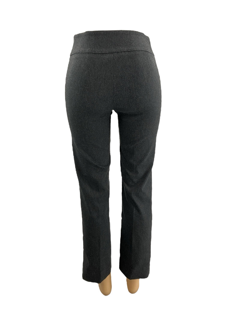 Lisette Black/Gray Stripe Pre-Owned Ladies Pants - Size 6 - Margaret’s Fine Consignment