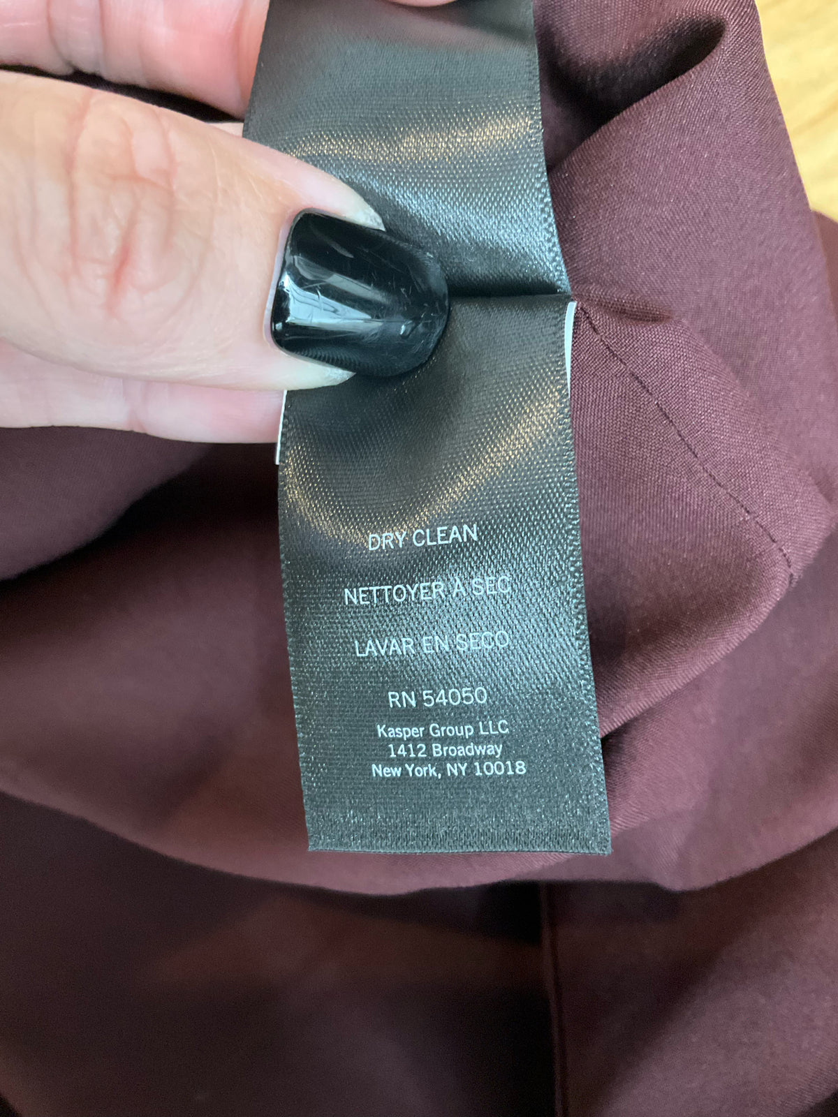 Kenneth Cole Peak Lapel Blazer with Side Lace Detail Maroon Size 6 NWT