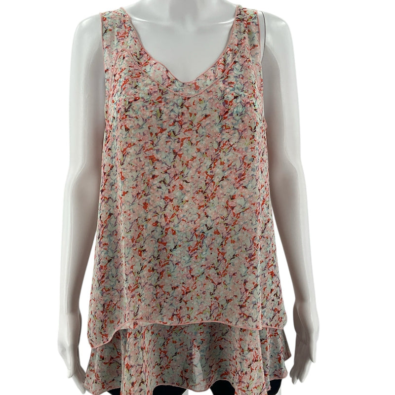 Cabi Pink/Multi Floral Pre-Owned Ladies Top - Size Medium - Margaret’s Fine Consignment