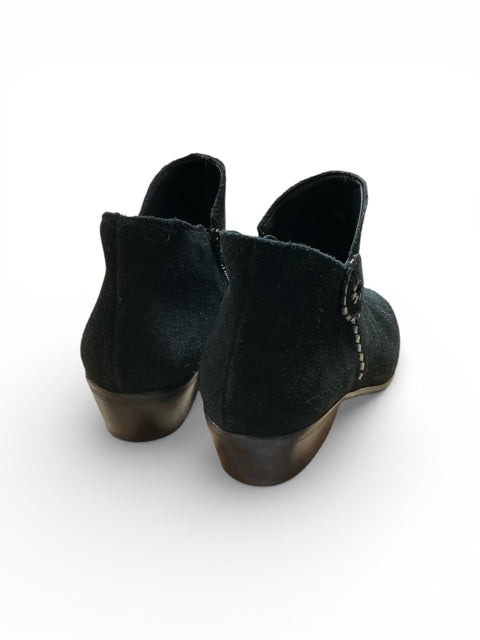 Jack Rogers Black Suede Pre-Owned Ladies Booties - Size 9 - Margaret’s Fine Consignment