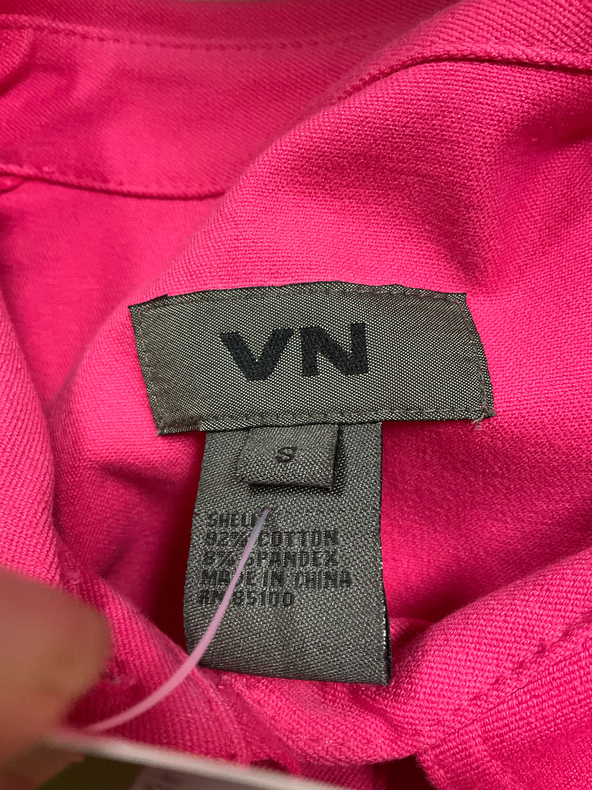 VN Venus Hot Pink Snap-Front Stretch Jacket - Women&