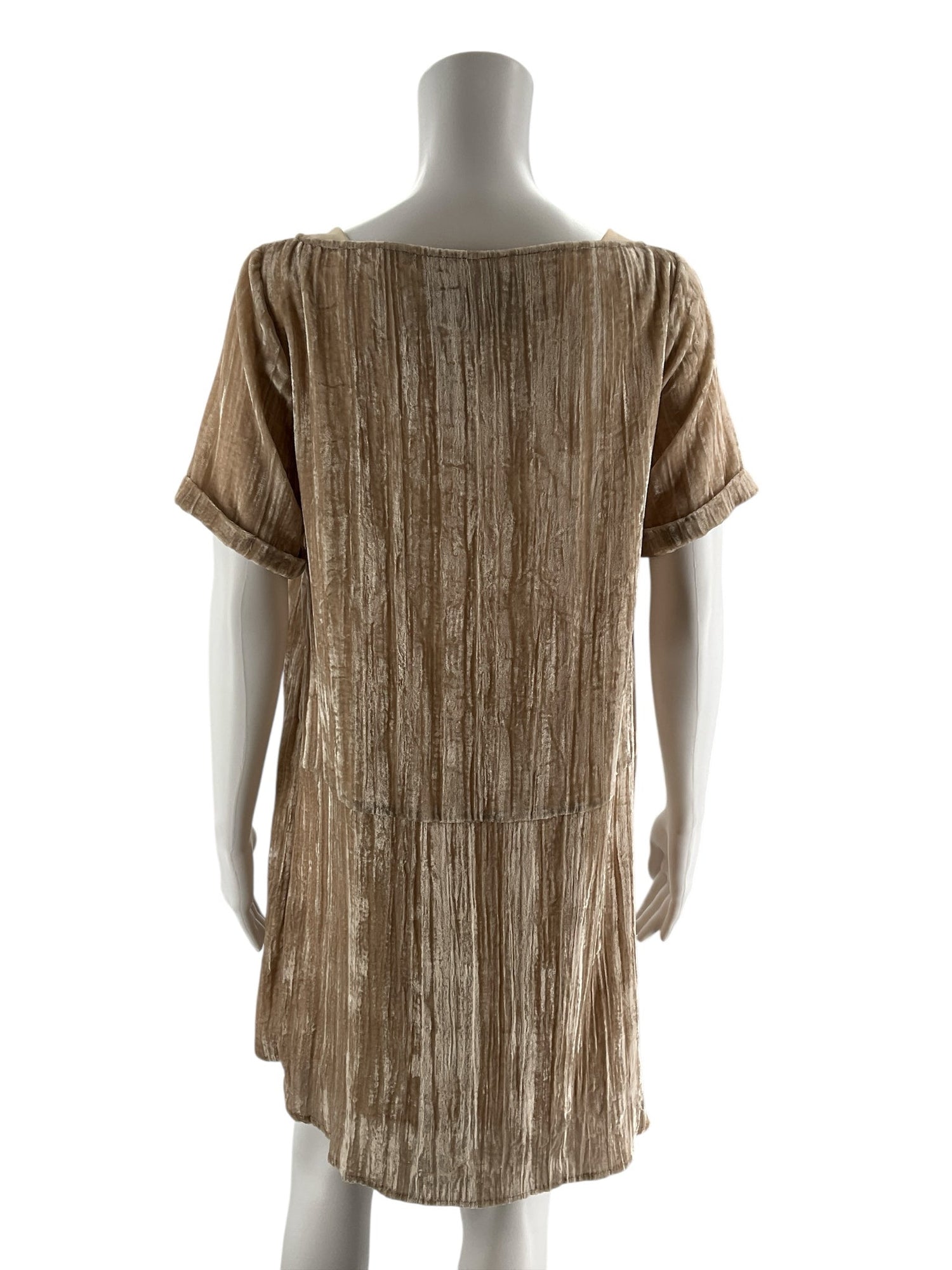 Floreat Cream Velvet Pre-Owned Ladies Dress - Size XS - Margaret’s Fine Consignment