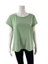 Coin 1804 Green Eyelet Pre-Owned Ladies Top - Size Small - Margaret’s Fine Consignment