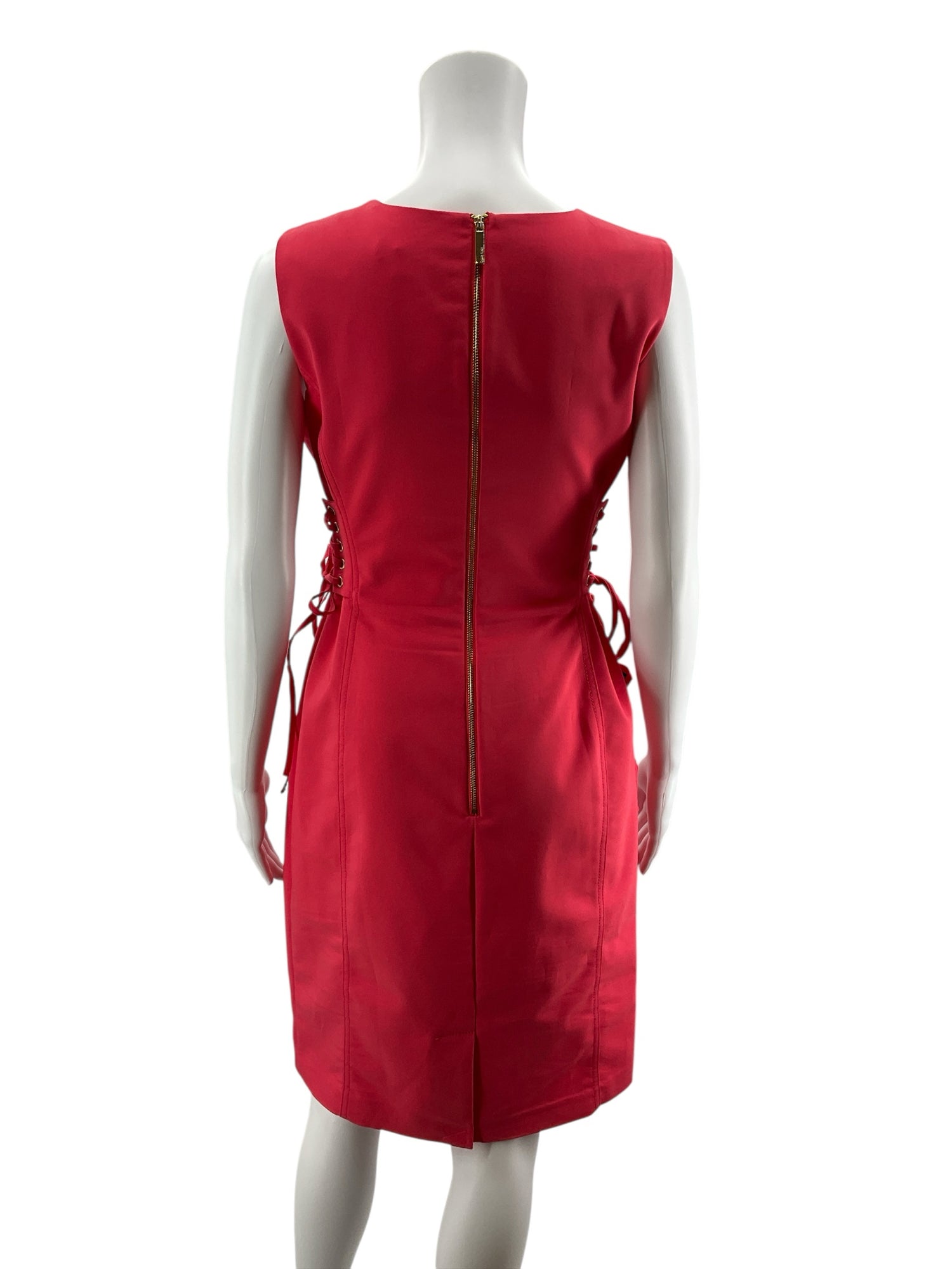 Calvin Klein Corset Lace-Up Sheath Dress Size 8