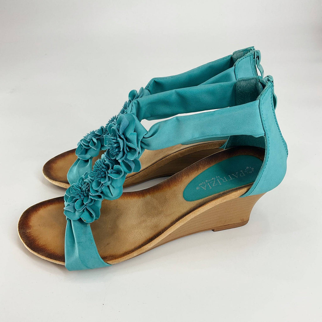 Patrizia Teal Pre-Owned Ladies Sandals - Size 9 - Margaret’s Fine Consignment