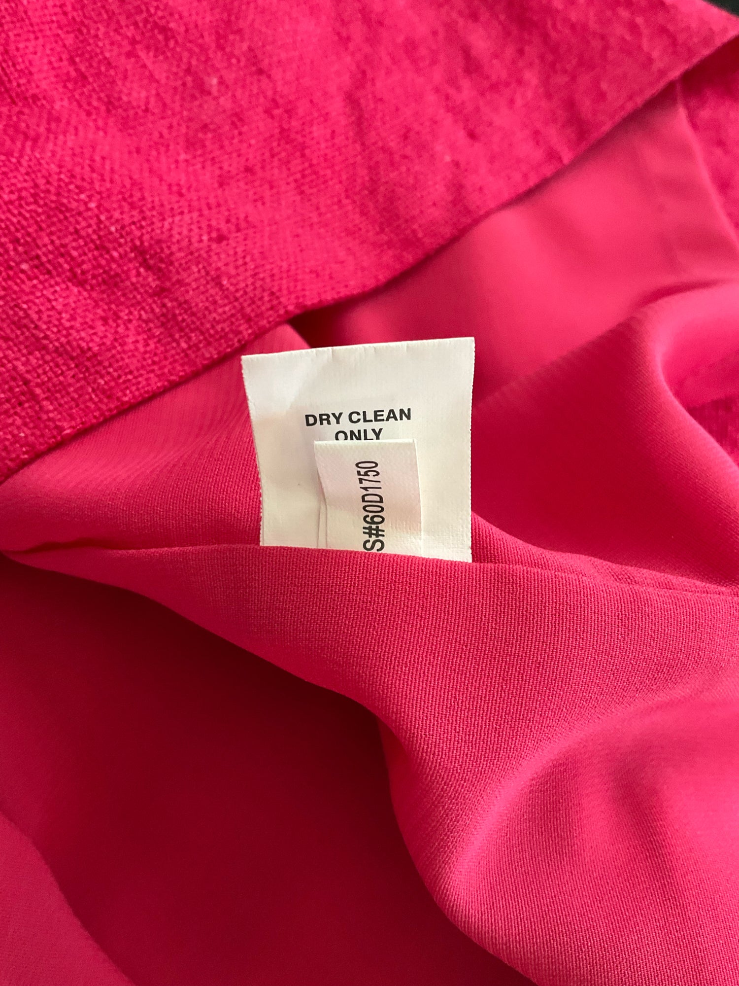 Phoebe Couture - Pink Solid Pre-Owned Ladies Dress Size 4