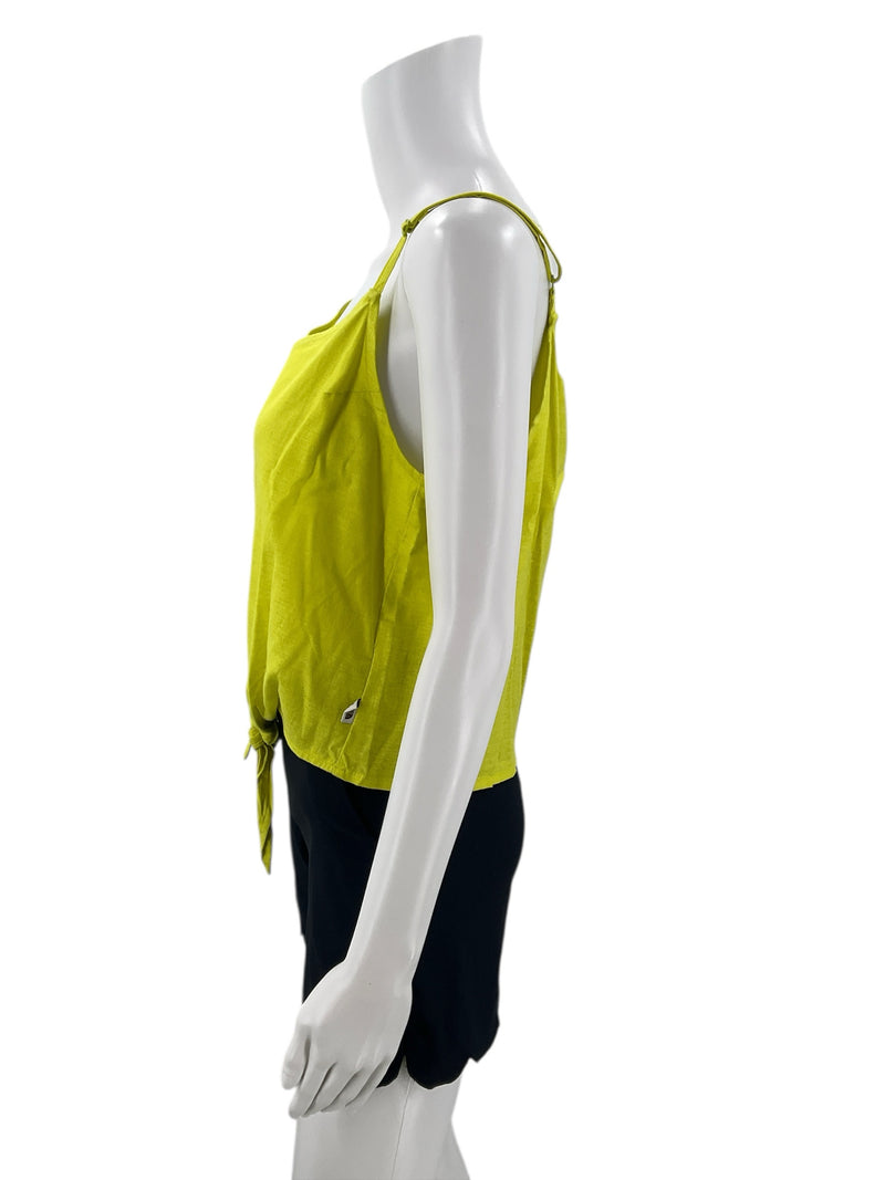 The North Face Yellow Solid Pre-Owned Ladies Top - Size Medium - Margaret’s Fine Consignment