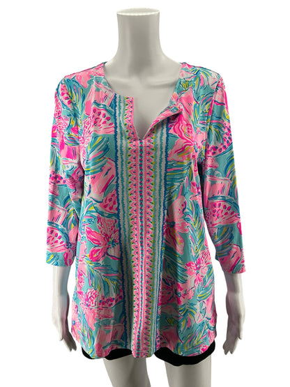Lilly Pulitzer Jane Tunic Top in Bumpin&