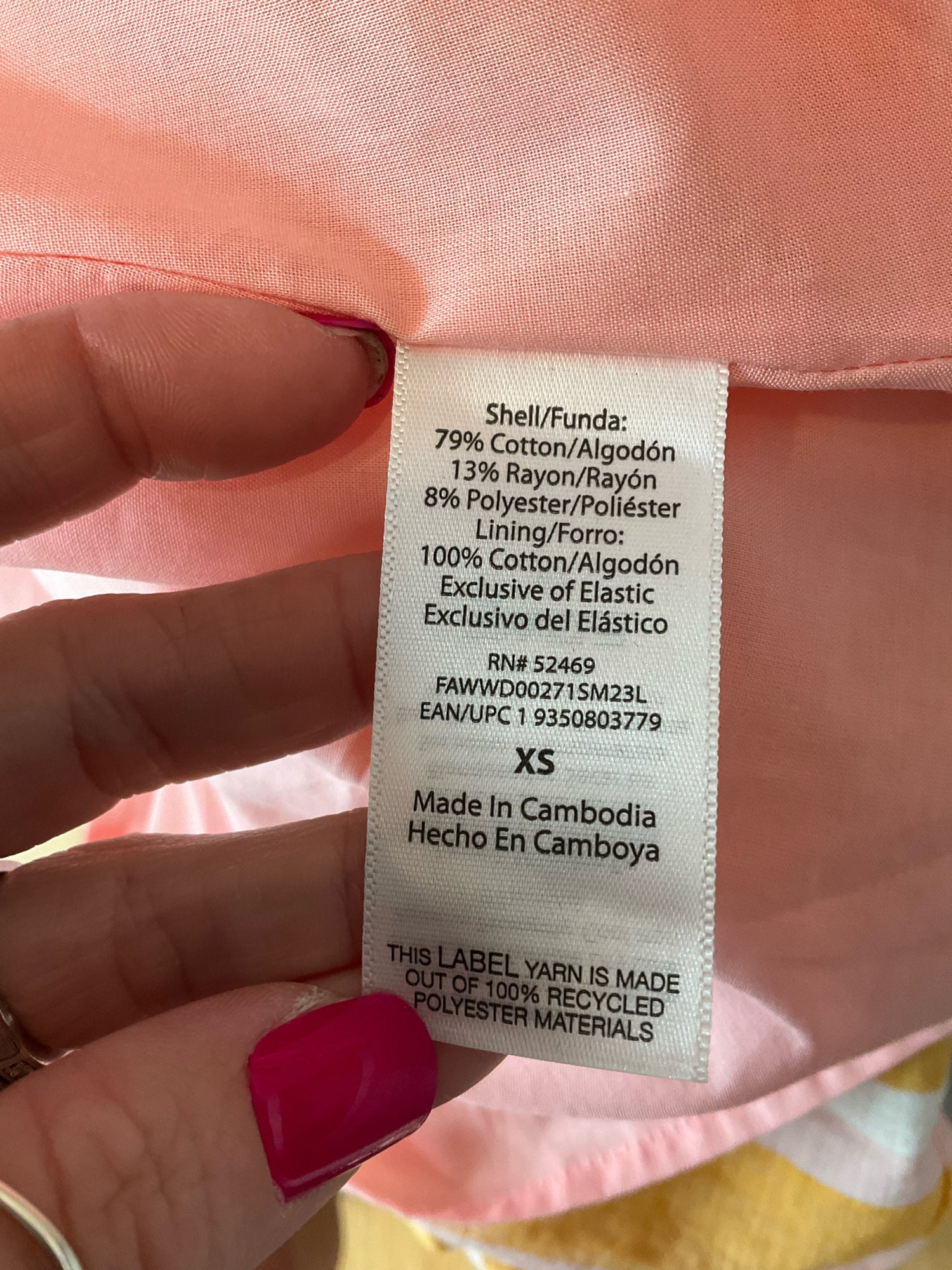 Free Assembly pink/orange Midi Striped Tiered Midi Sundress XS - Size XS