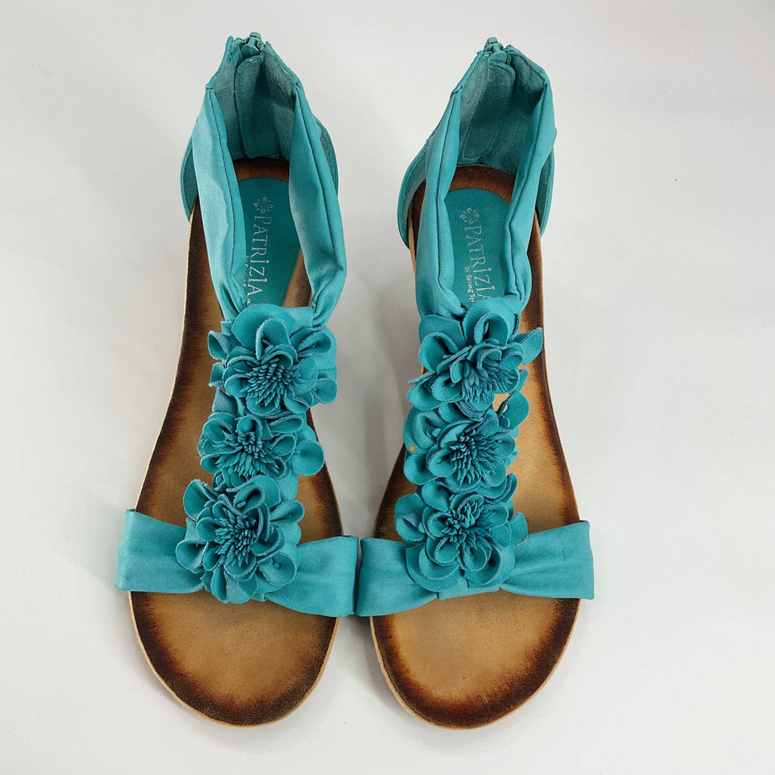 Patrizia Teal Pre-Owned Ladies Sandals - Size 9 - Margaret’s Fine Consignment