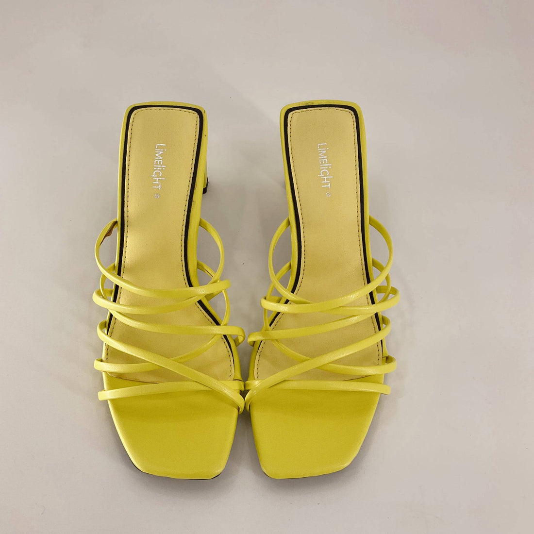 Lime Light Yellow Pre-Owned Ladies Sandals - Size 8 - Margaret’s Fine Consignment
