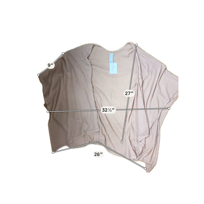 Nordstrom Rack Blush Pink Open Front Waterfall Shrug One Size