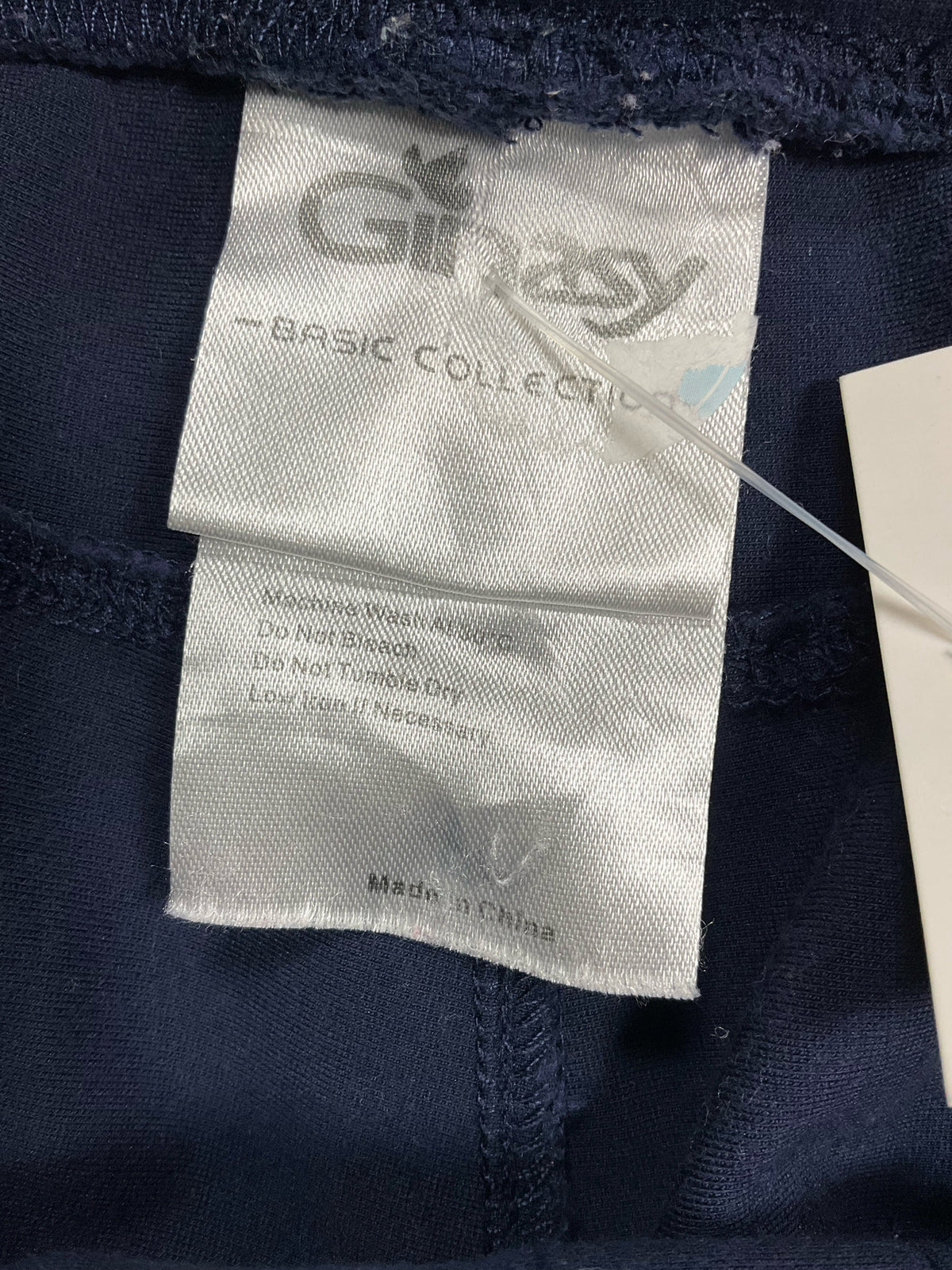 GK® Navy Blue Capri Leggings with Zipper Hem | Size M- ONLINE ONLY