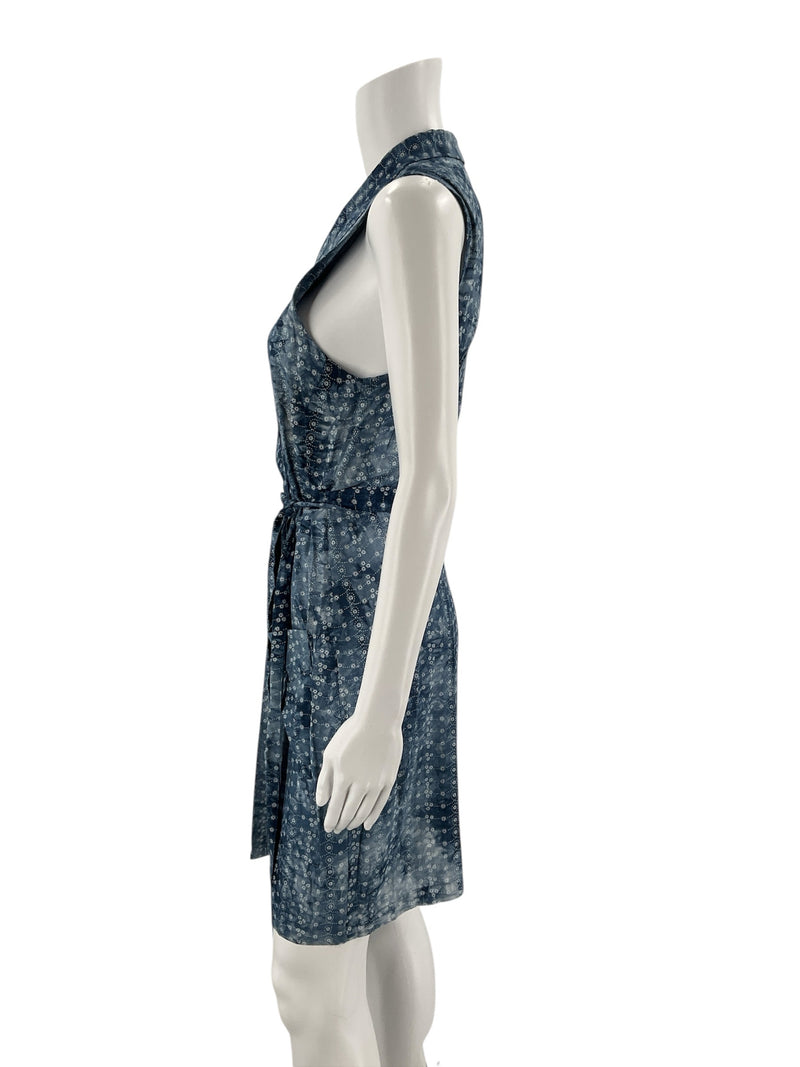 bcbg Blue Print Pre-Owned Ladies New With Tags Dress - Size Small