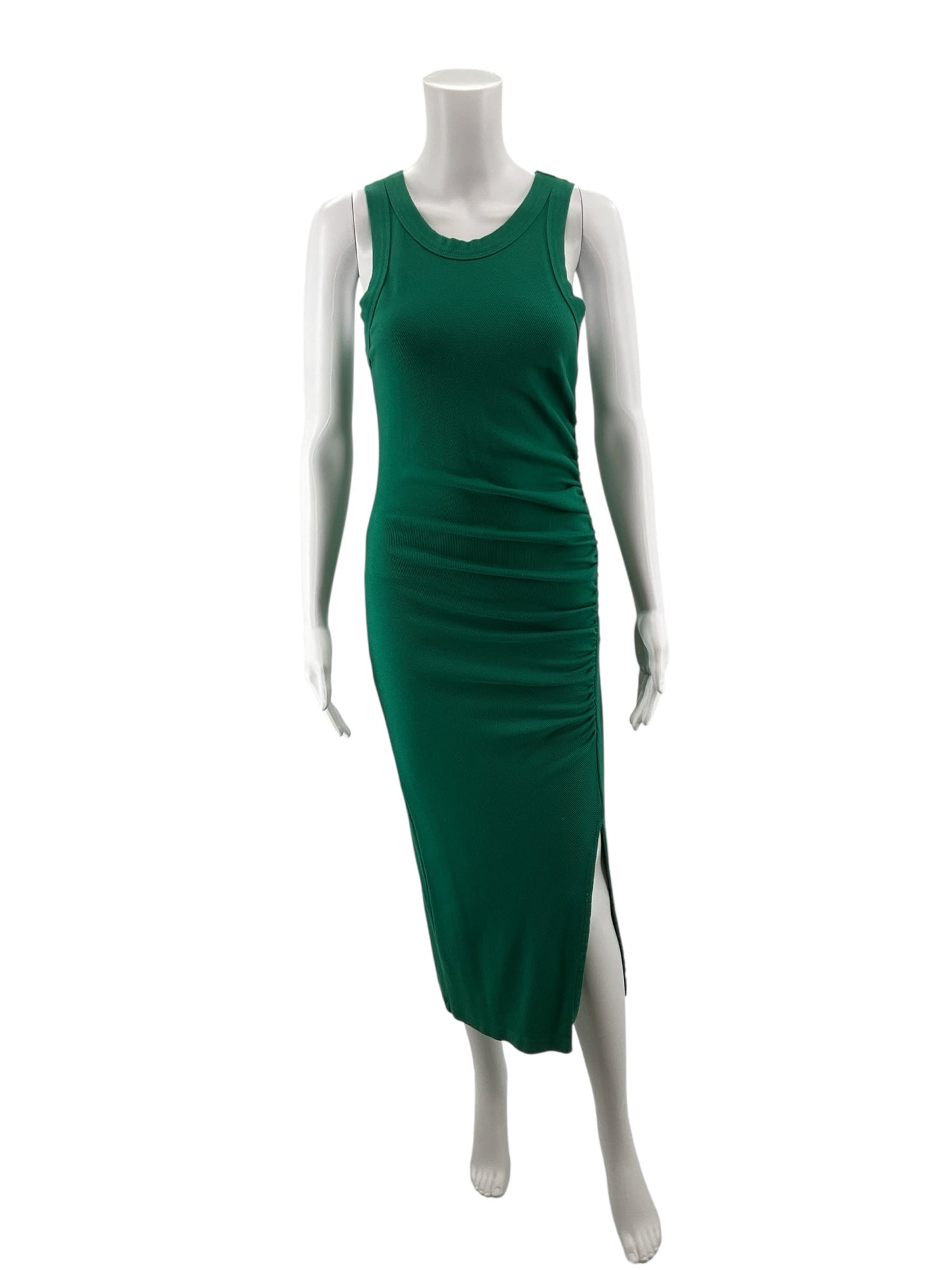 Michael Stars Shiloh Ribbed Side Slit Maxi Dress