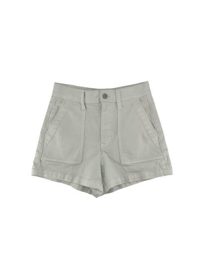J.Crew White Shorts 3" Patch-Pocket Utility Shorts White Chino High Rise Size 24 - Size 2