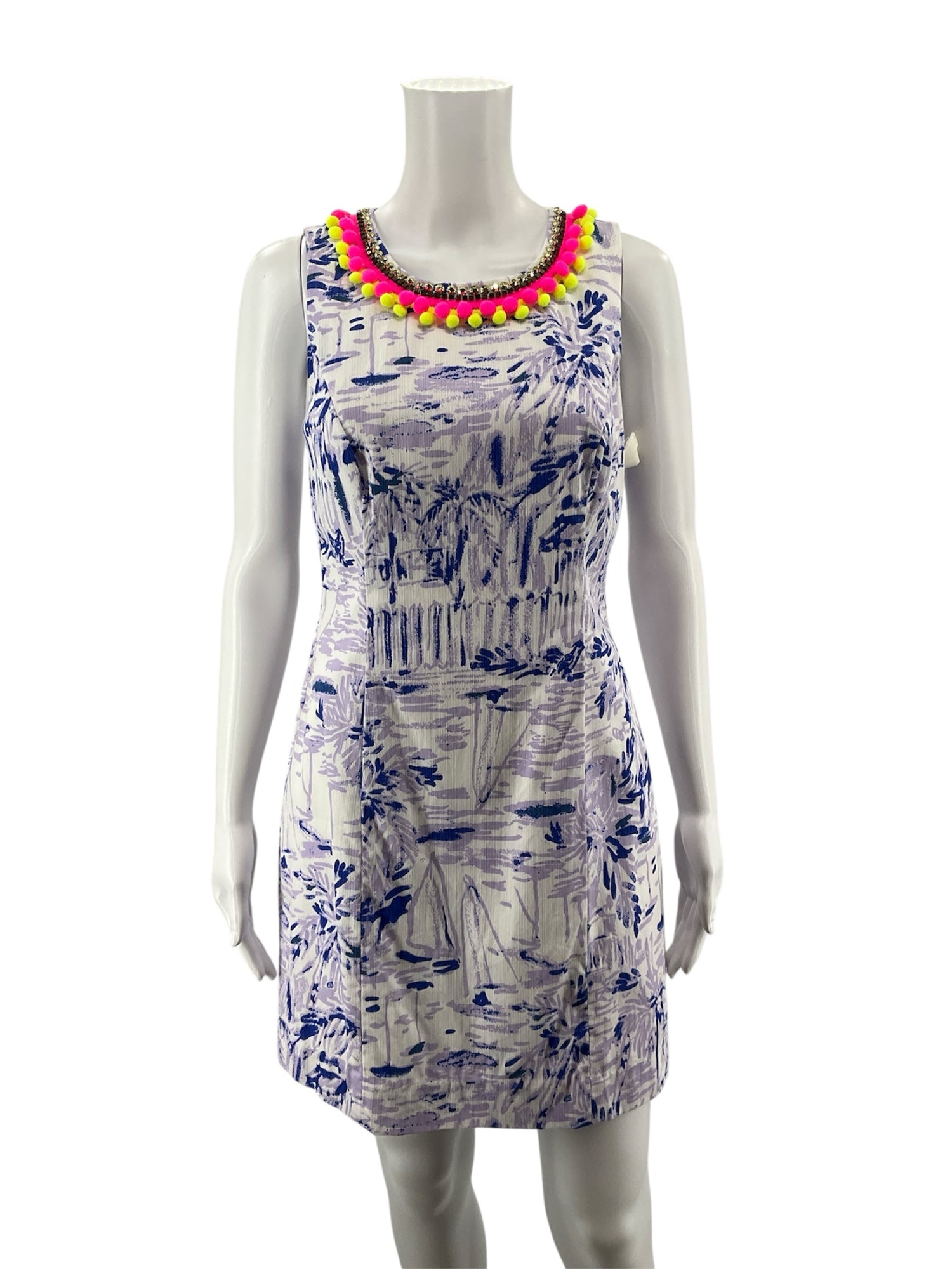 Lilly Pulitzer Kristen Dress One Too Many Print Size 4 - ONLINE ONLY