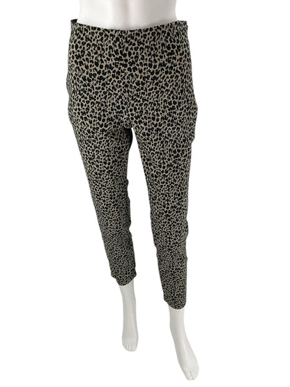 A New Day Brown/Black Cheetah Pants Size 4