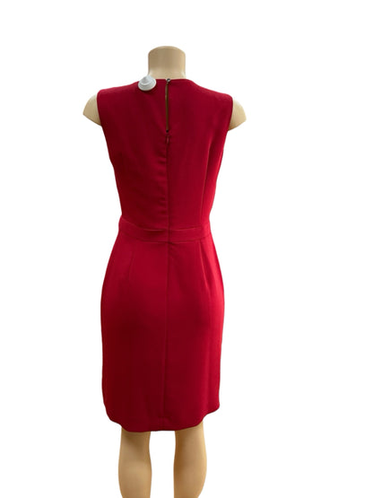 The Limited Red Asymmetrical Drape Sheath Dress Size 8